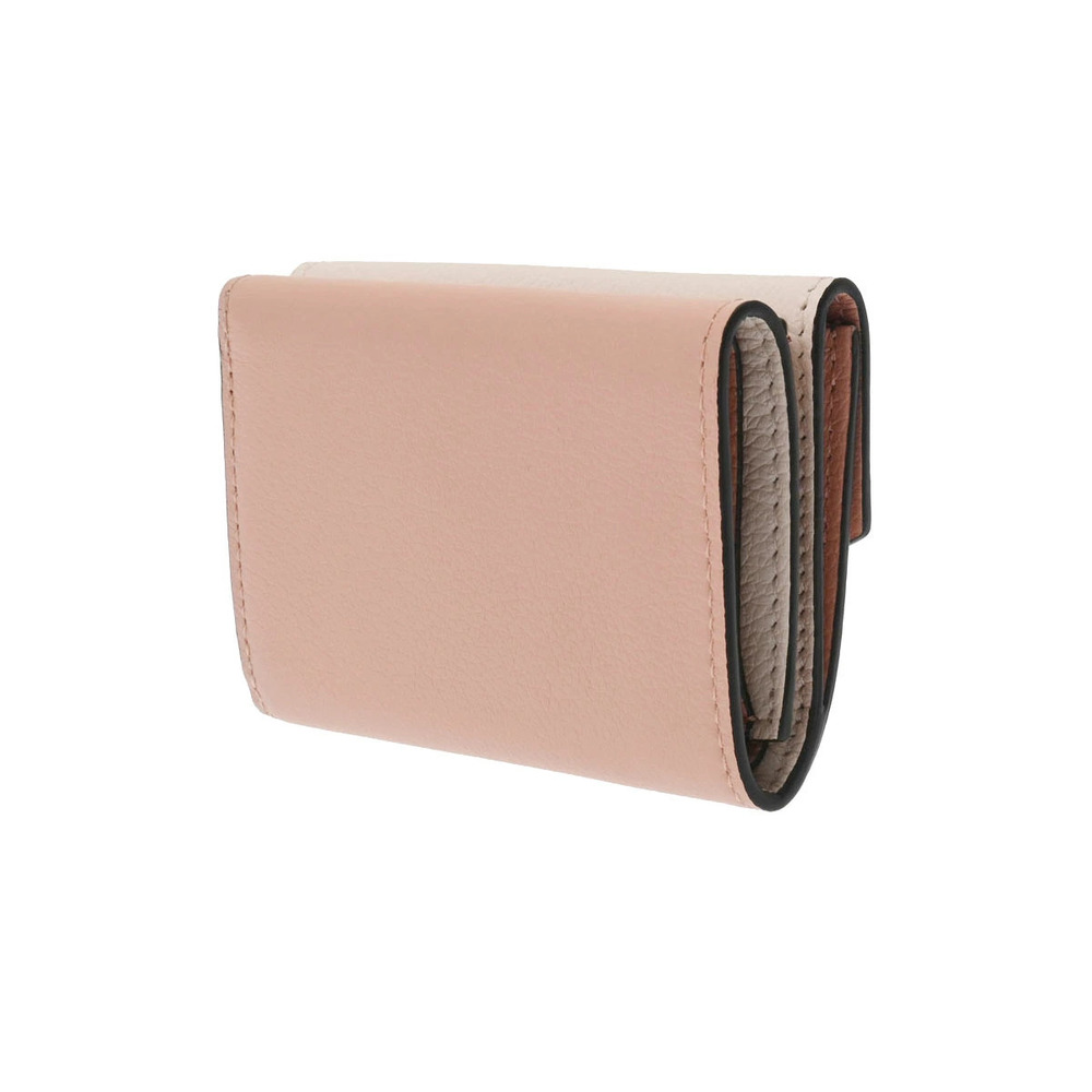 Louis Vuitton Trianon Portefeuille Tri Rose Wallet Leather Pink fold Lock Pink